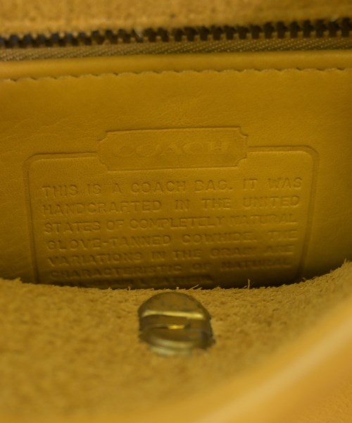 COACH（コーチ）ハンドバッグ 黄 サイズ:- レディース/2200609742020