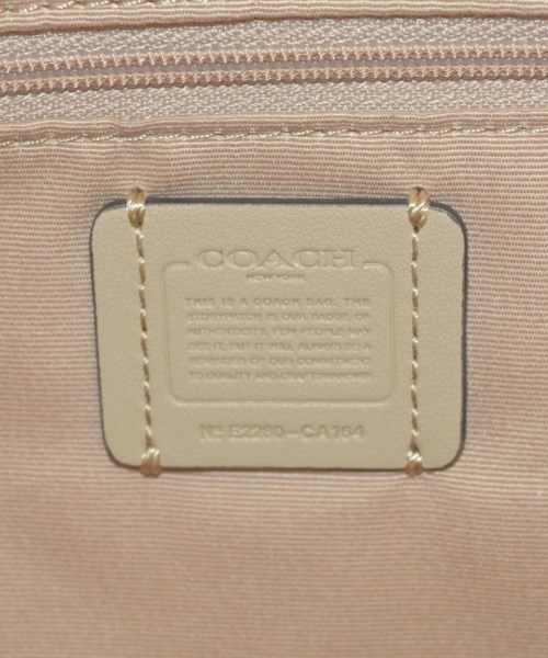 COACH（コーチ）ショルダーバッグ ベージュ サイズ:- レディース/2200618282548