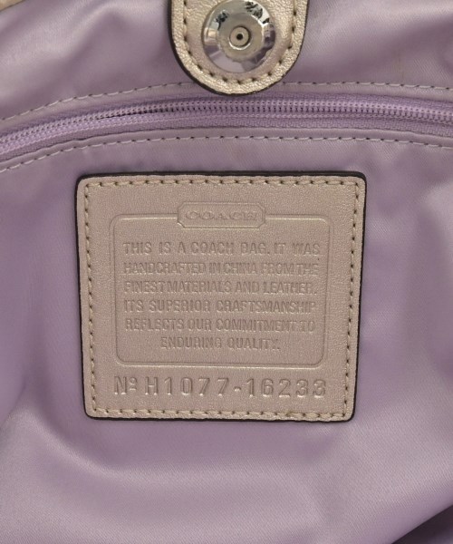 COACH（コーチ）ハンドバッグ ベージュ サイズ:- レディース/2200611344045