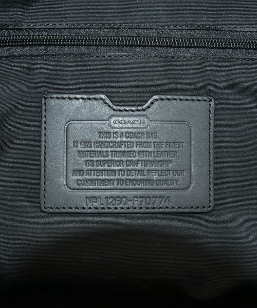 COACH（コーチ）ボストンバッグ 黒 サイズ:- レディース/2200619800130