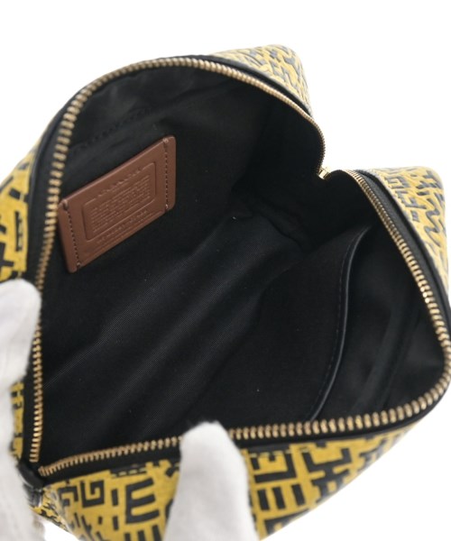 COACH（コーチ）ポーチ 黄 サイズ:- レディース/2200602897048