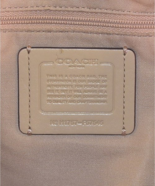 COACH（コーチ）ハンドバッグ ベージュ サイズ:- レディース/2200603590542