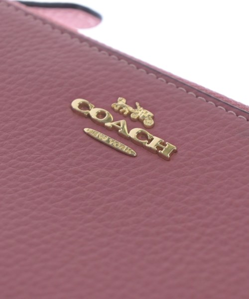 COACH（コーチ）財布・コインケース ピンク サイズ:- レディース/2200603592119