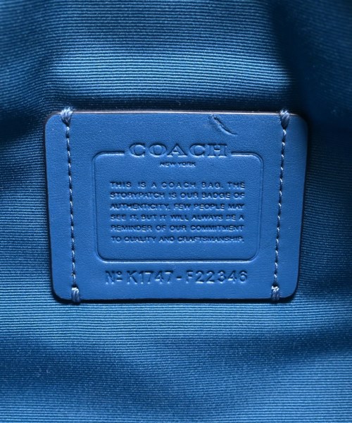 COACH（コーチ）ショルダーバッグ 青 サイズ:- レディース/2200604932020