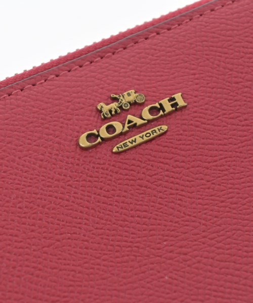 COACH（コーチ）財布・コインケース 赤 サイズ:- レディース/2200665179013