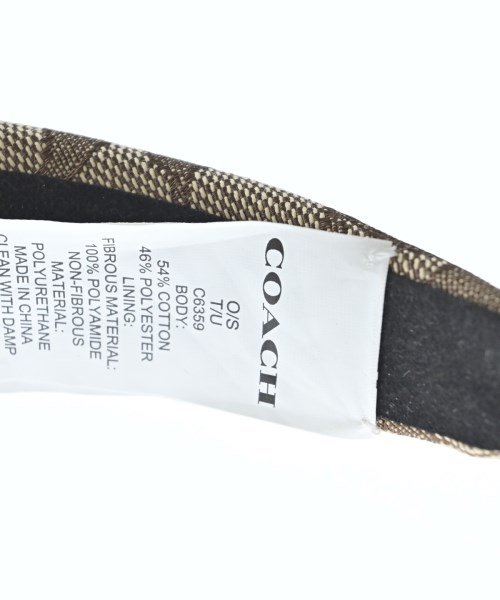 COACH（コーチ）ヘアアクセサリー ベージュ サイズ:- レディース/2200672310065