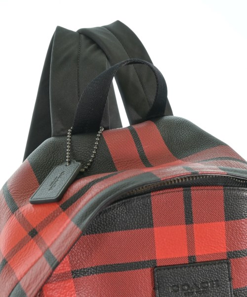 COACH（コーチ）バックパック・リュック 赤 サイズ:- レディース/2200676215083