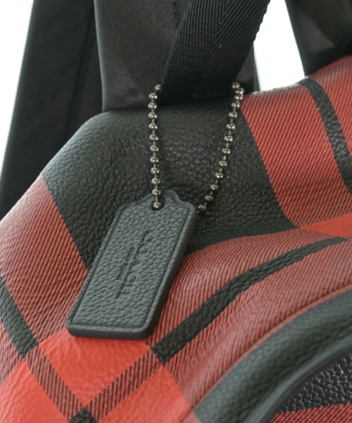COACH（コーチ）バックパック・リュック 赤 サイズ:- レディース/2200676215083