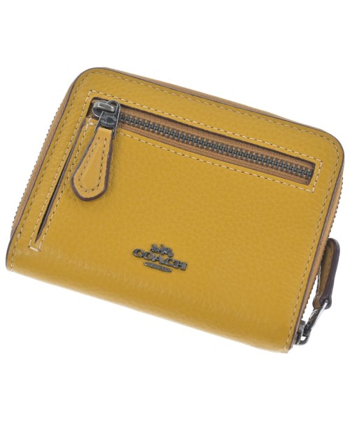 COACH（コーチ）財布・コインケース 黄 サイズ:- レディース/2200680899040