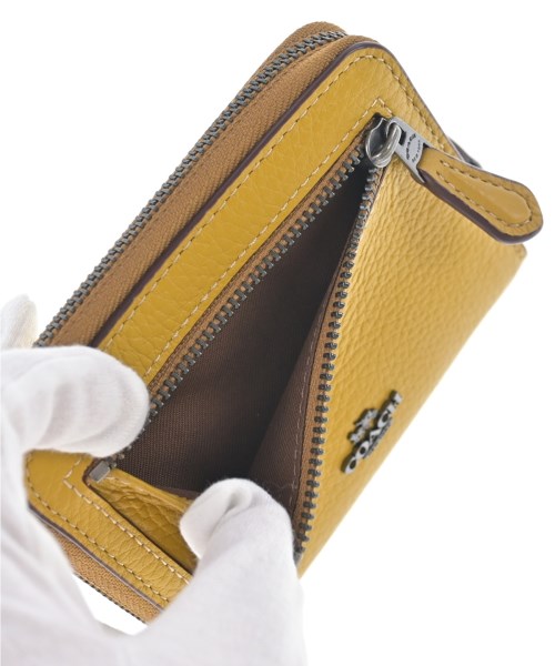 COACH（コーチ）財布・コインケース 黄 サイズ:- レディース/2200680899040