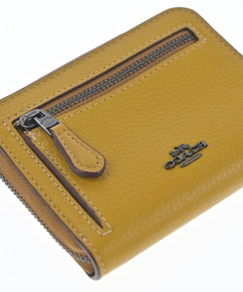 COACH（コーチ）財布・コインケース 黄 サイズ:- レディース/2200680899040