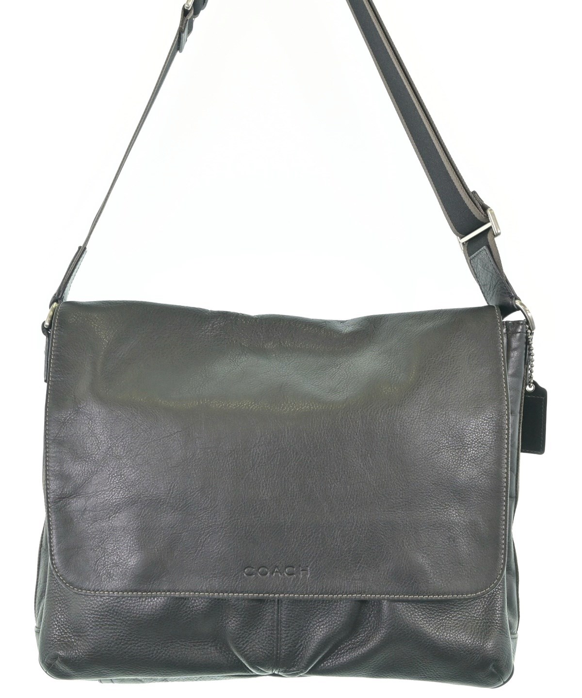 な*ら様 コーチ ショルダーバッグ ブラック グレー COACH（コーチ）ショルダーバッグ 黒 サイズ:- レディース