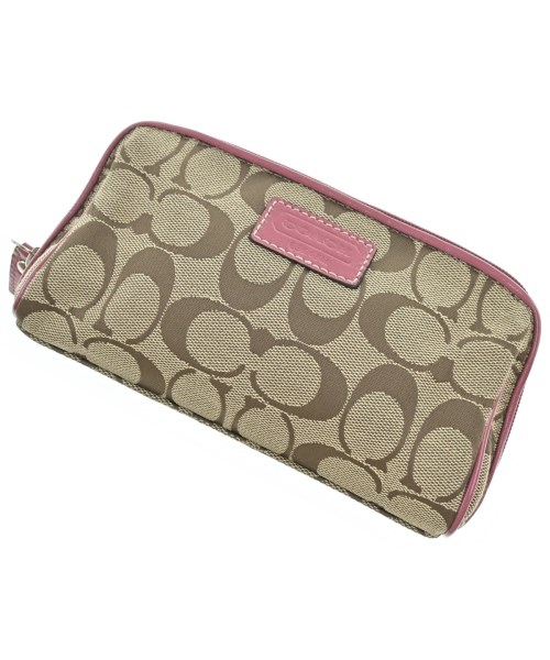 COACH(コーチ)ポーチ ベージュ サイズ:-/2200689603044