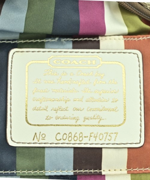 COACH（コーチ）ハンドバッグ ベージュ サイズ:- レディース/2200695837112