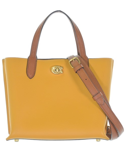 COACH(コーチ)トートバッグ 黄 サイズ:-/2200656859740