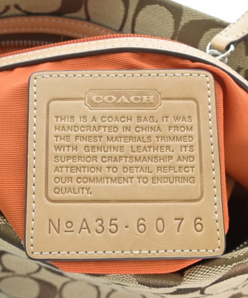 COACH（コーチ）ショルダーバッグ ベージュ サイズ:- レディース/2200660766096