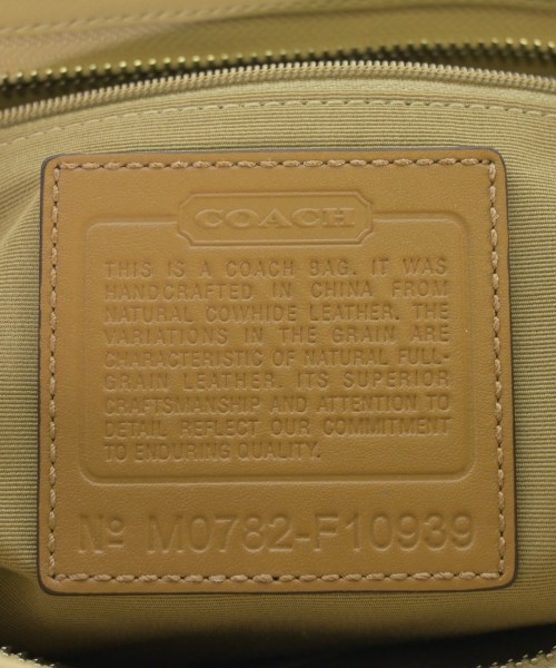 COACH（コーチ）ショルダーバッグ ベージュ サイズ:- レディース/2200708579152