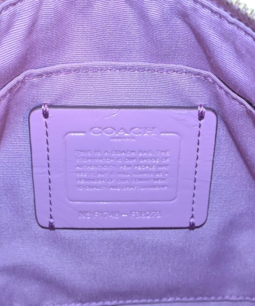 COACH（コーチ）ショルダーバッグ 紫 サイズ:- レディース/2200713626063