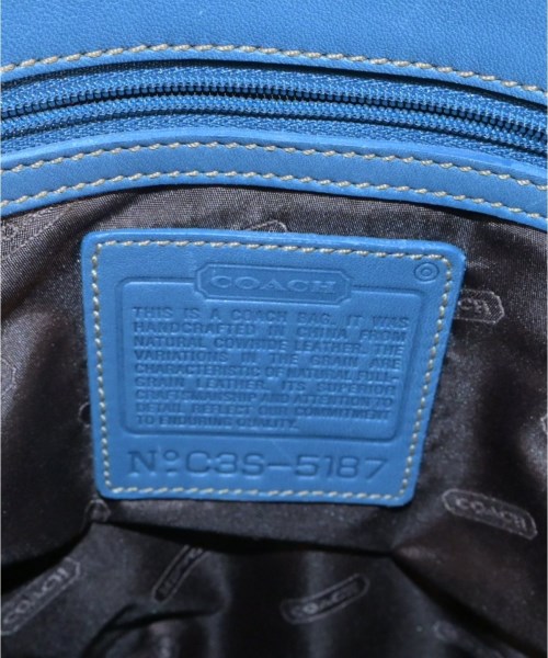 COACH（コーチ）トートバッグ 青 サイズ:- レディース/2200713629422