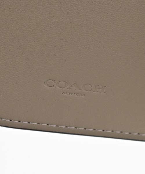 COACH（コーチ）財布・コインケース ベージュ サイズ:- レディース/2200710238115