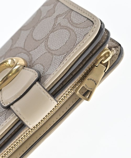 COACH（コーチ）財布・コインケース ベージュ サイズ:- レディース/2200710238115