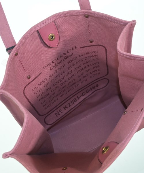 COACH（コーチ）トートバッグ ピンク サイズ:- レディース/2200715259146