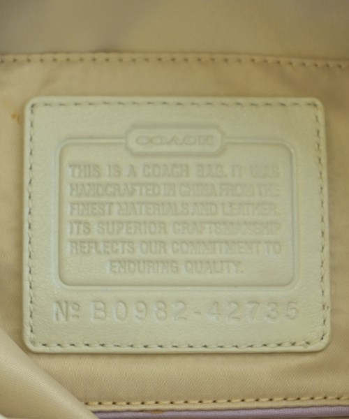 COACH（コーチ）ハンドバッグ ベージュ サイズ:- レディース/2200709626206