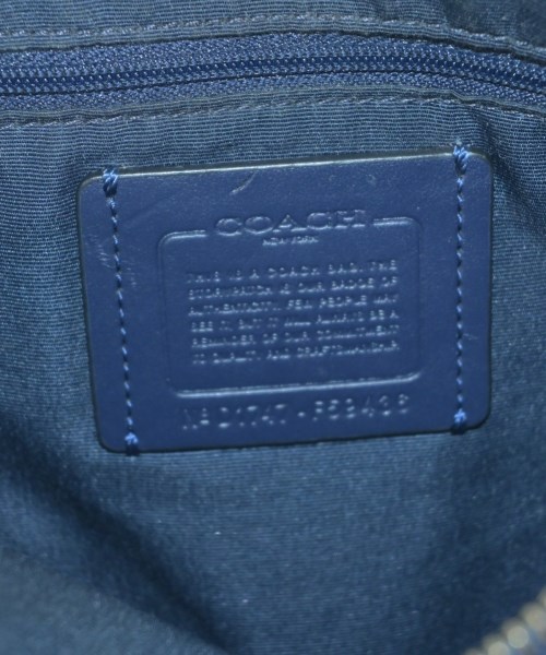 COACH（コーチ）ショルダーバッグ 青 サイズ:- レディース/2200716267102