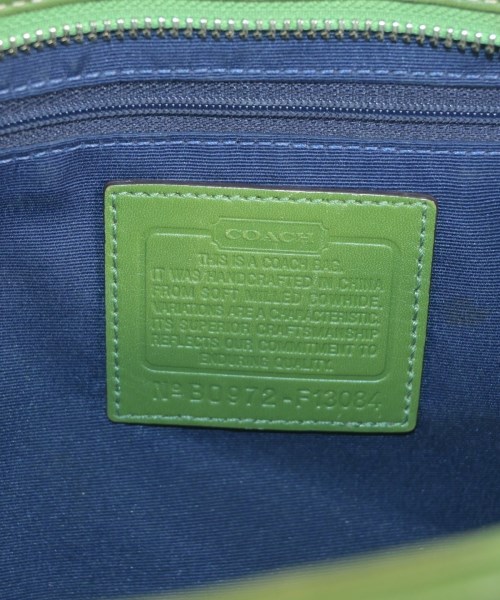 COACH（コーチ）ハンドバッグ 緑 サイズ:- レディース/2200716267416