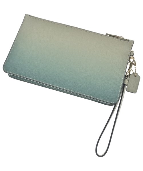 COACH（コーチ）財布・コインケース 緑 サイズ:- レディース/2200716319054