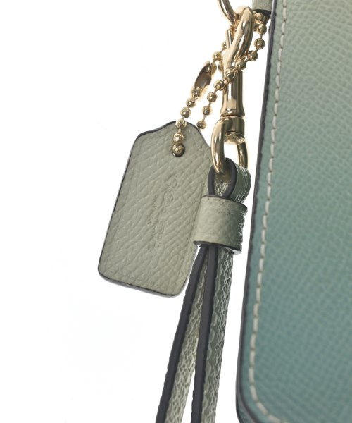 COACH（コーチ）財布・コインケース 緑 サイズ:- レディース/2200716319054