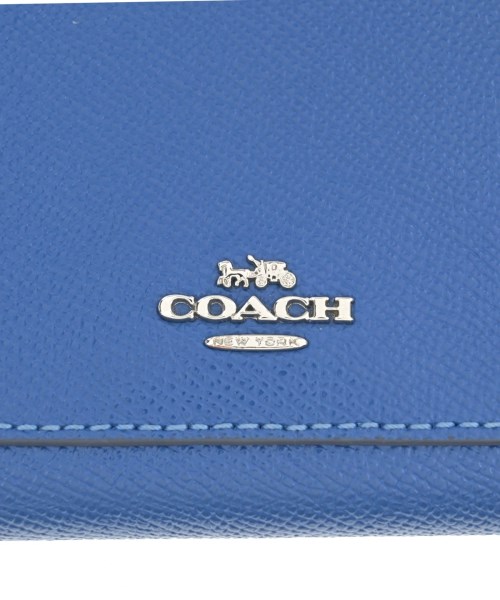 COACH（コーチ）財布・コインケース 青 サイズ:- レディース/2200718710873