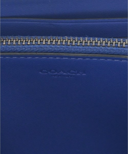 COACH（コーチ）財布・コインケース 青 サイズ:- レディース/2200718710880