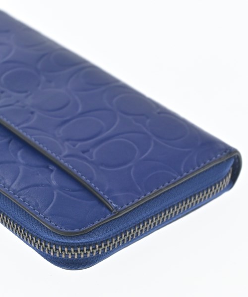 COACH（コーチ）財布・コインケース 青 サイズ:- レディース/2200718710880