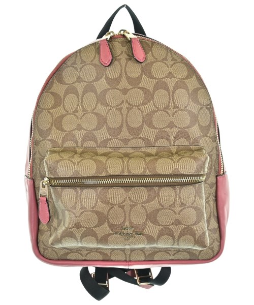 COACH(コーチ)バックパック・リュック ベージュ サイズ:-/2200649433230