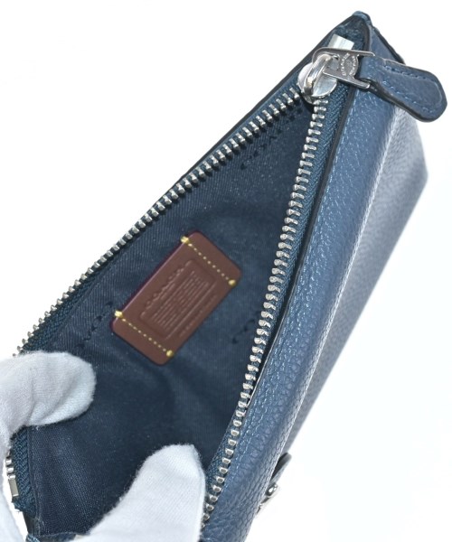 COACH（コーチ）財布・コインケース 紺 サイズ:- レディース/2200650498037
