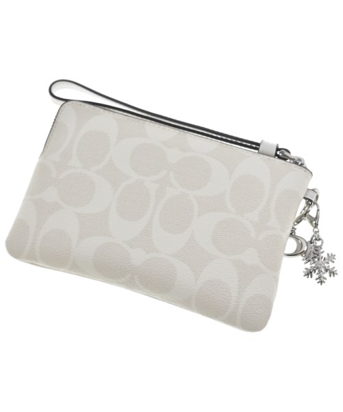 COACH（コーチ）ポーチ 白 サイズ:- レディース/2200645801064