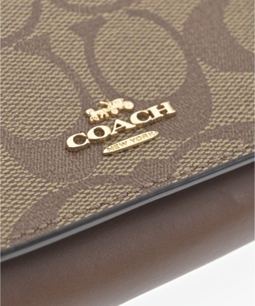 COACH（コーチ）財布・コインケース 茶 サイズ:- レディース/2200653389028