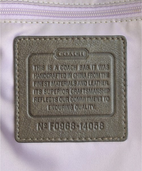 COACH（コーチ）ショルダーバッグ 茶 サイズ:- レディース/2200697988102