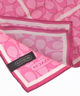 COACH（コーチ）バンダナ・スカーフ ピンク サイズ:- レディース/2200702347085
