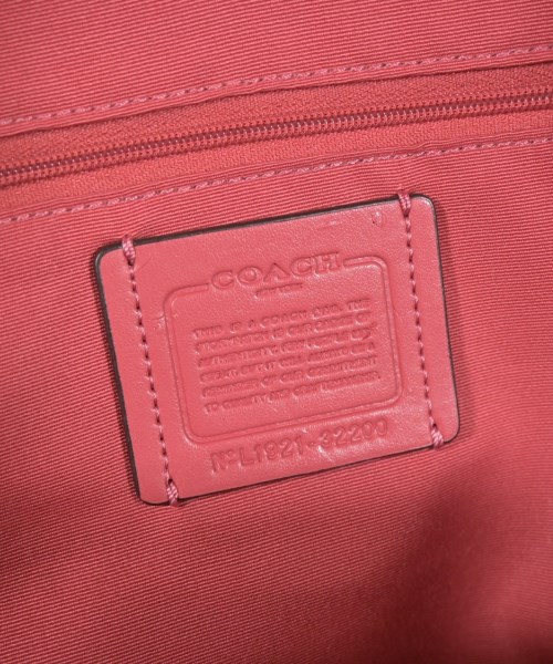 COACH（コーチ）バックパック・リュック ピンク サイズ:- レディース/2200707087023