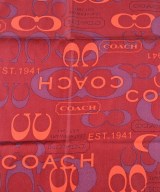 COACH（コーチ）バンダナ・スカーフ 赤 サイズ:- レディース/2200703993045
