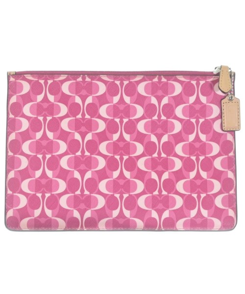 COACH（コーチ）クラッチバッグ ピンク サイズ:- レディース/2200710445513