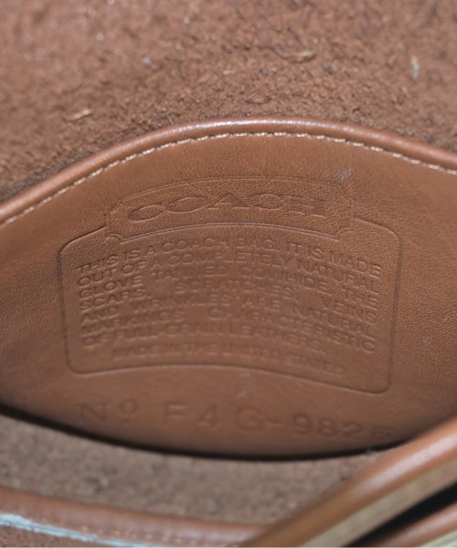 COACH（コーチ）ショルダーバッグ 茶 サイズ:- レディース/2200659390295