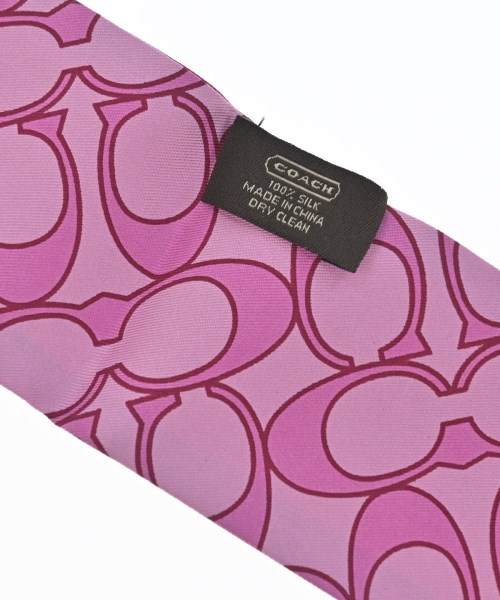 COACH（コーチ）バンダナ・スカーフ ピンク サイズ:- レディース/2200655921042