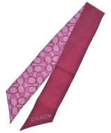 COACH（コーチ）バンダナ・スカーフ ピンク サイズ:- レディース/2200655921042