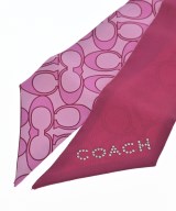 COACH（コーチ）バンダナ・スカーフ ピンク サイズ:- レディース/2200655921042