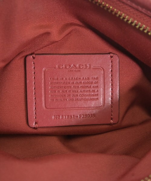 COACH（コーチ）ショルダーバッグ 赤 サイズ:- レディース/2200664992224