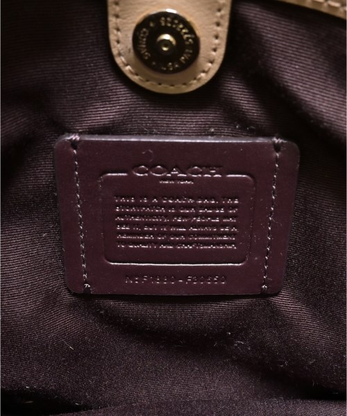 COACH（コーチ）ハンドバッグ ベージュ サイズ:- レディース/2200664992705