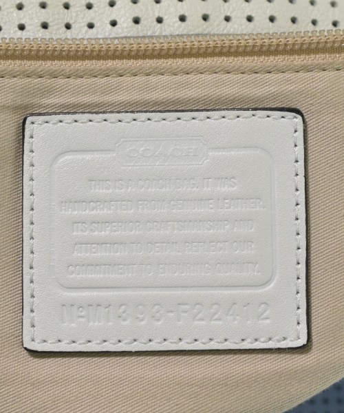 COACH（コーチ）ショルダーバッグ 白 サイズ:- レディース/2200664994259